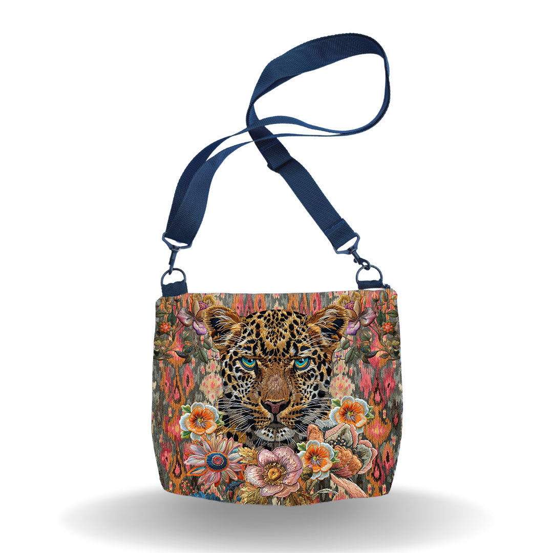 Ikat Leopard & Flowers - Hannah Claire Creations