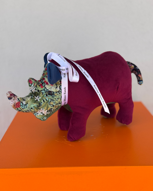 Baby Handmade Rhino - Green Parrot