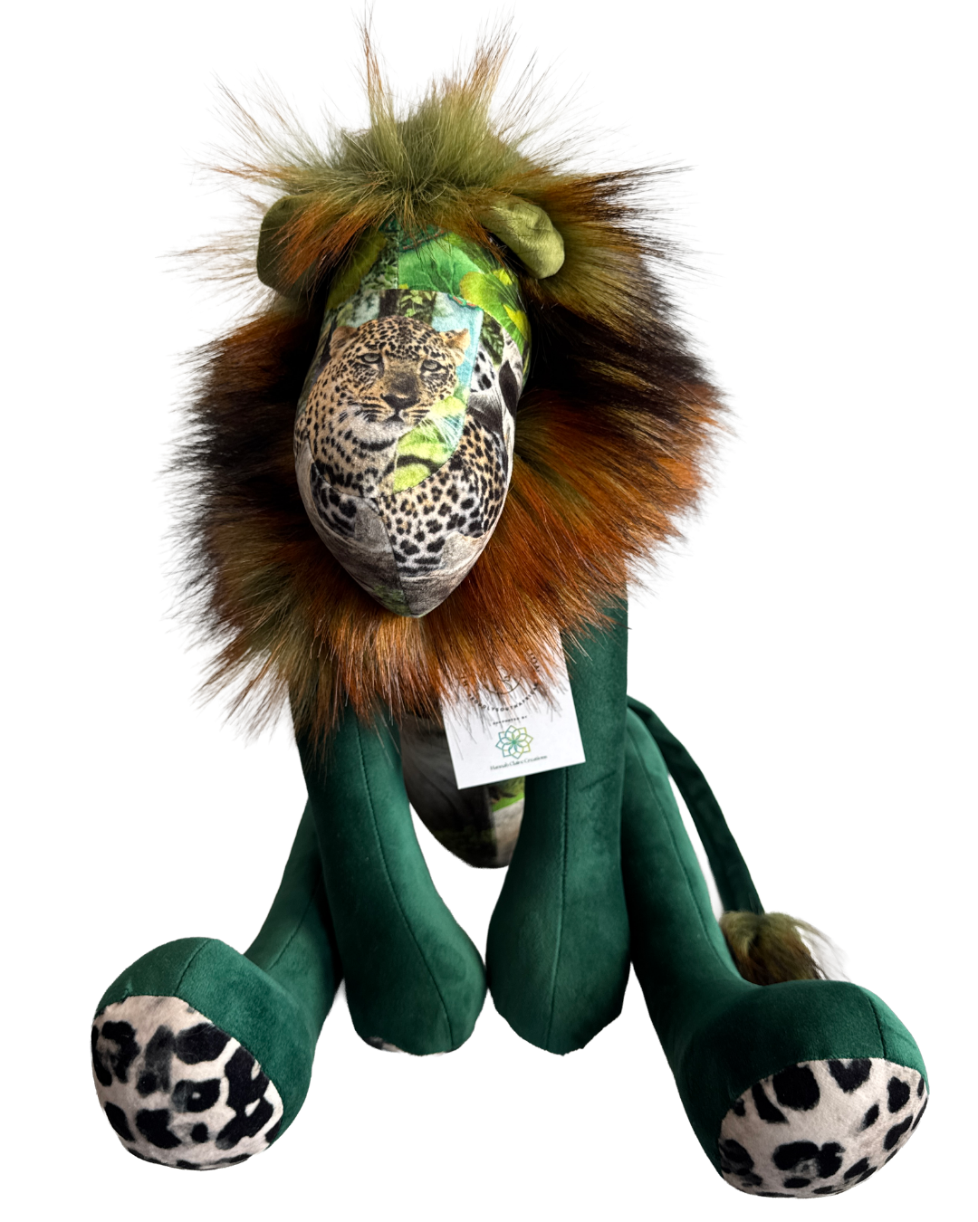 Handmade Lion - Hello Africa Leopard - Hannah Claire Creations