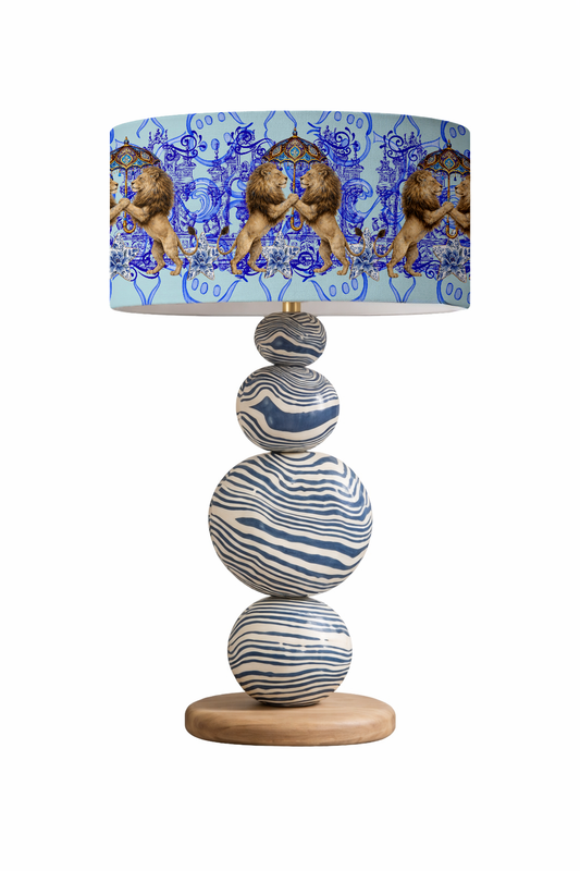 Azure Lion Court - Hannah Claire Creations