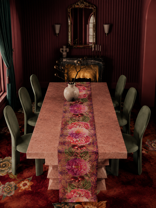 Table Runner - Cherries - Hannah Claire Creations