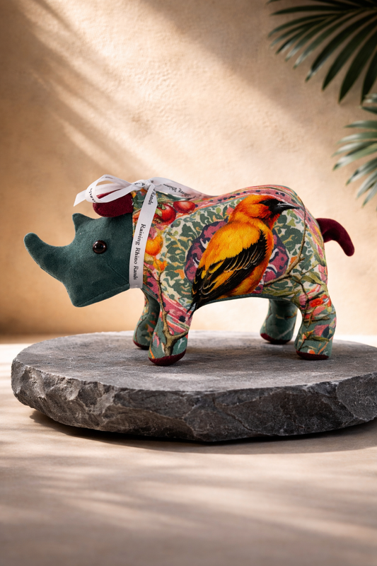 Baby Handmade Rhino - Weaver & Pomegranates - Hannah Claire Creations