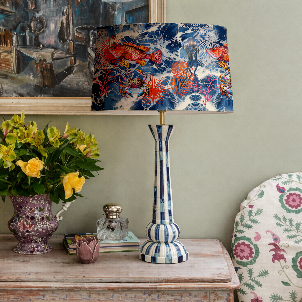 Fish & Crabs Lampshade