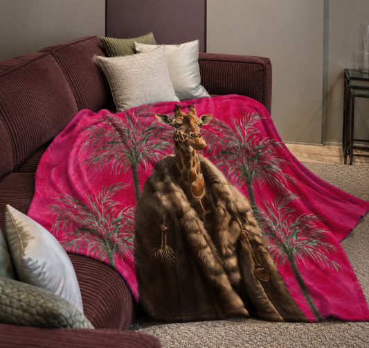 Gia - Fleece Blanket