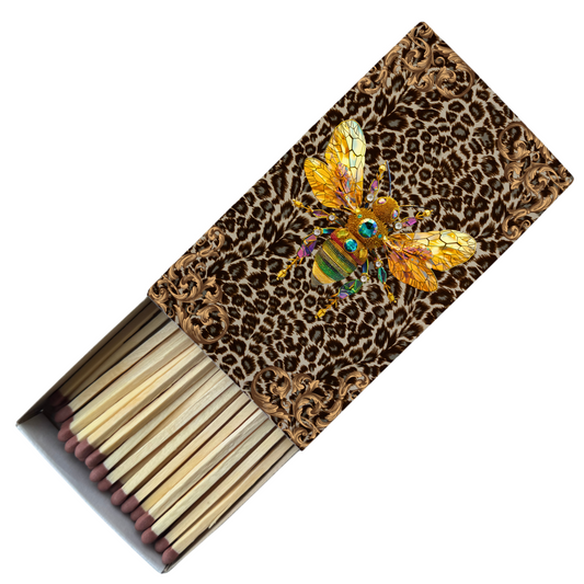 Safety Match Box - Golden Bee - Hannah Claire Creations