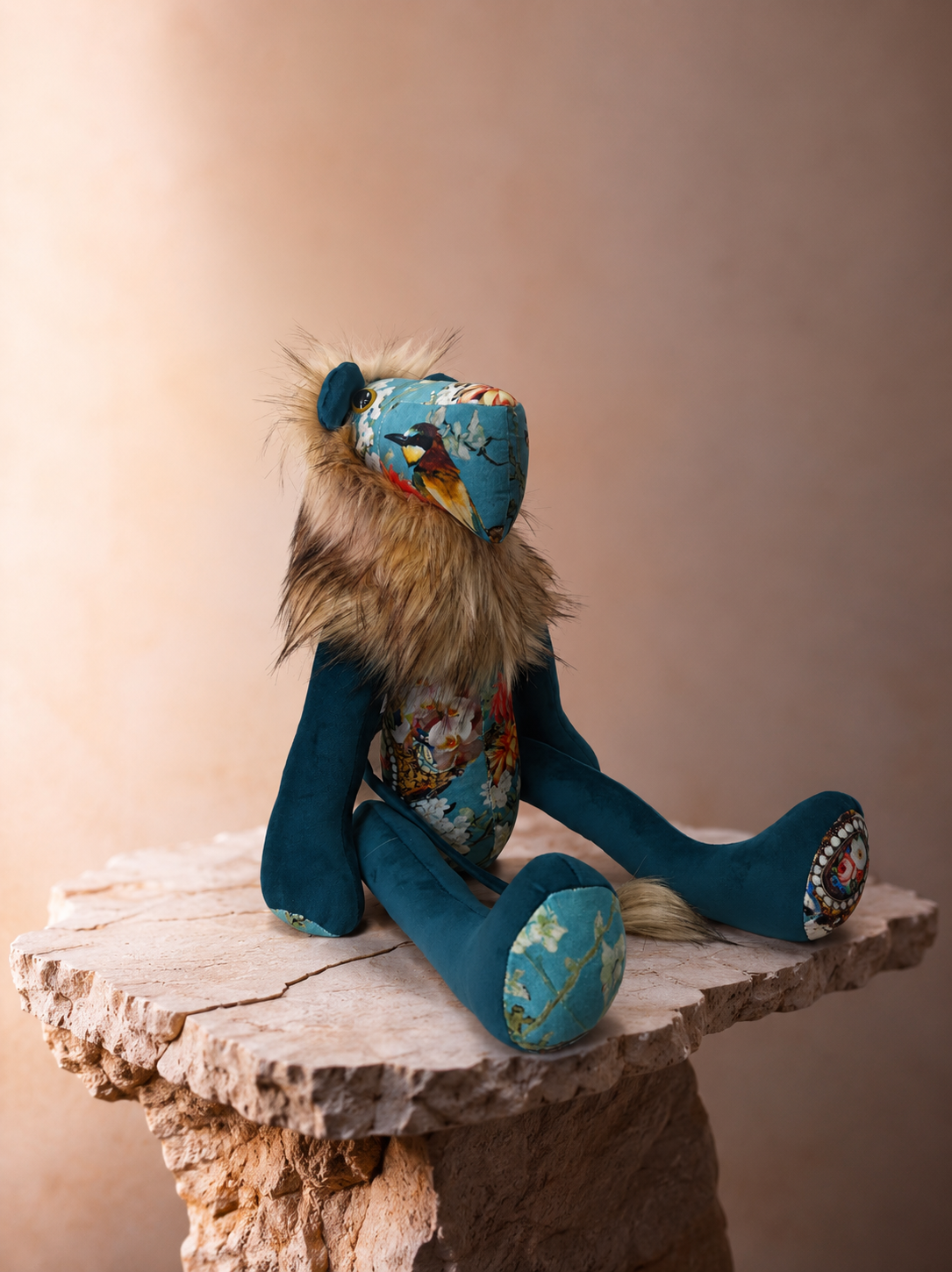 Handmade Lion - Eclectic Blue