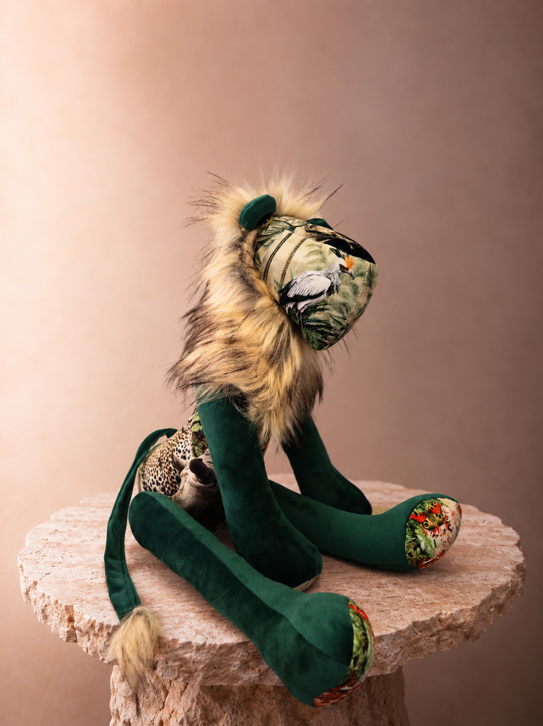 Handmade Lion - Green Rhino