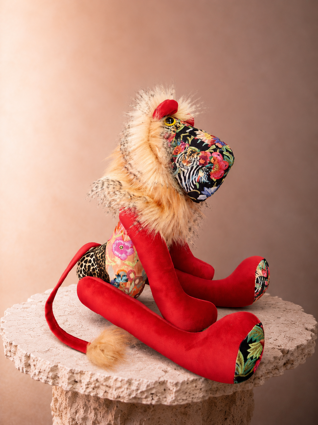 Handmade Lion - Red Zebra