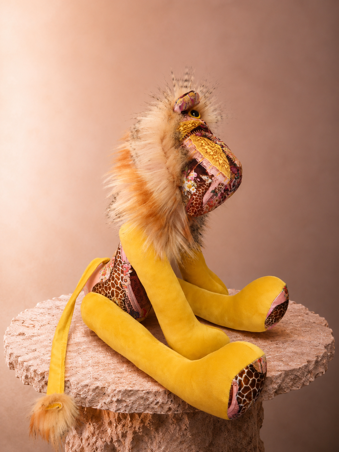 Handmade Lion - Yellow Giraffe