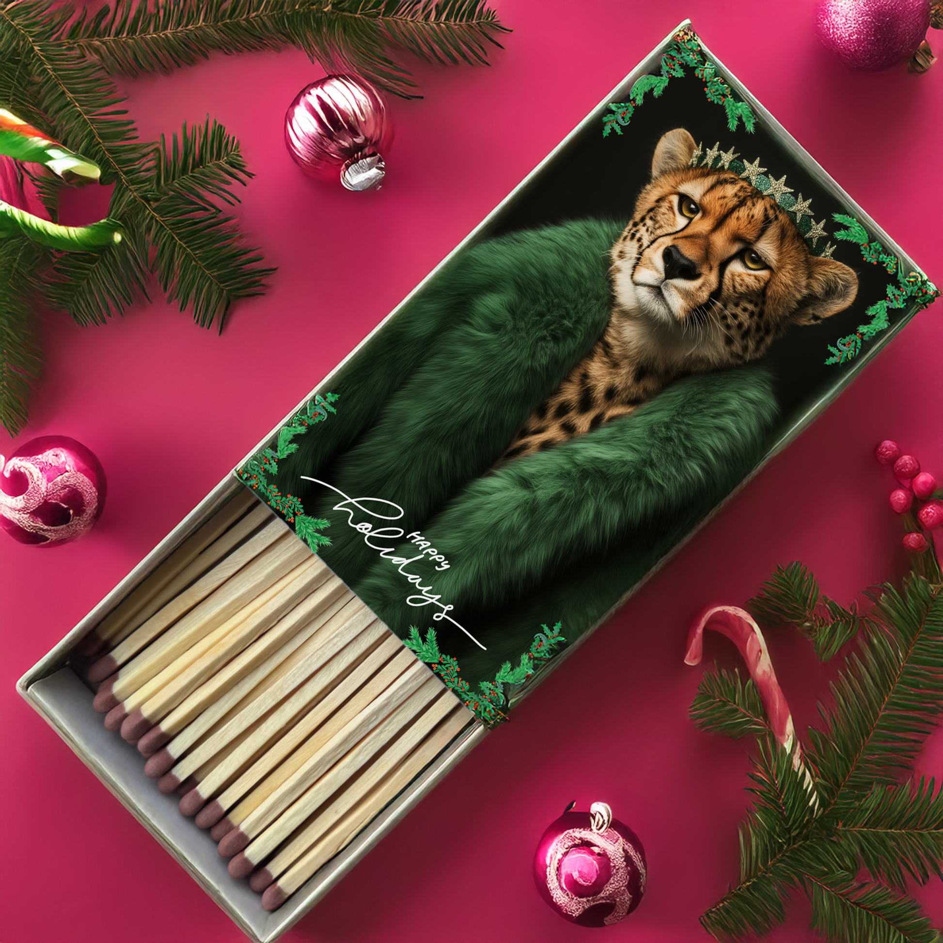 Safety Match Box - Christmas Collection