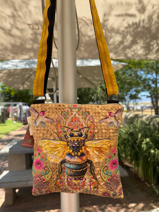 Bee & butterfly - Cross Body Bag