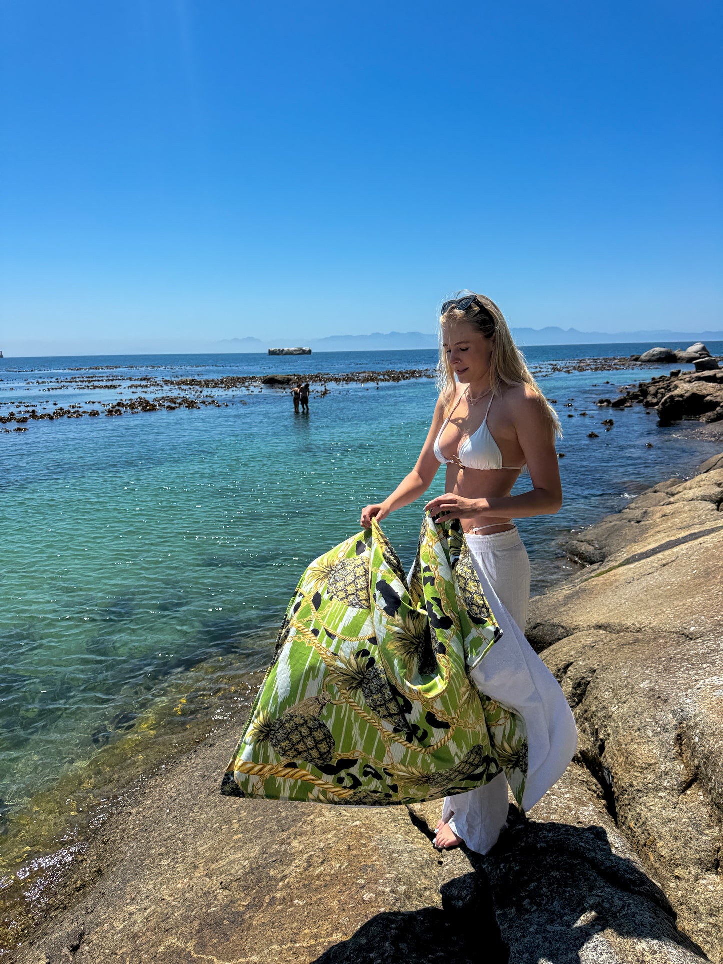 Green Pineapples - Beach Towel