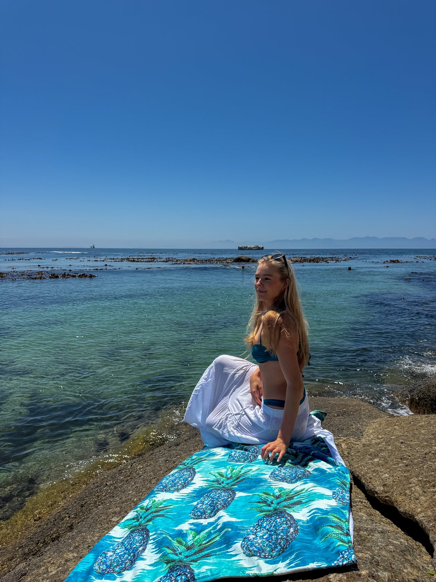 Blue Pineapples - Beach Towel