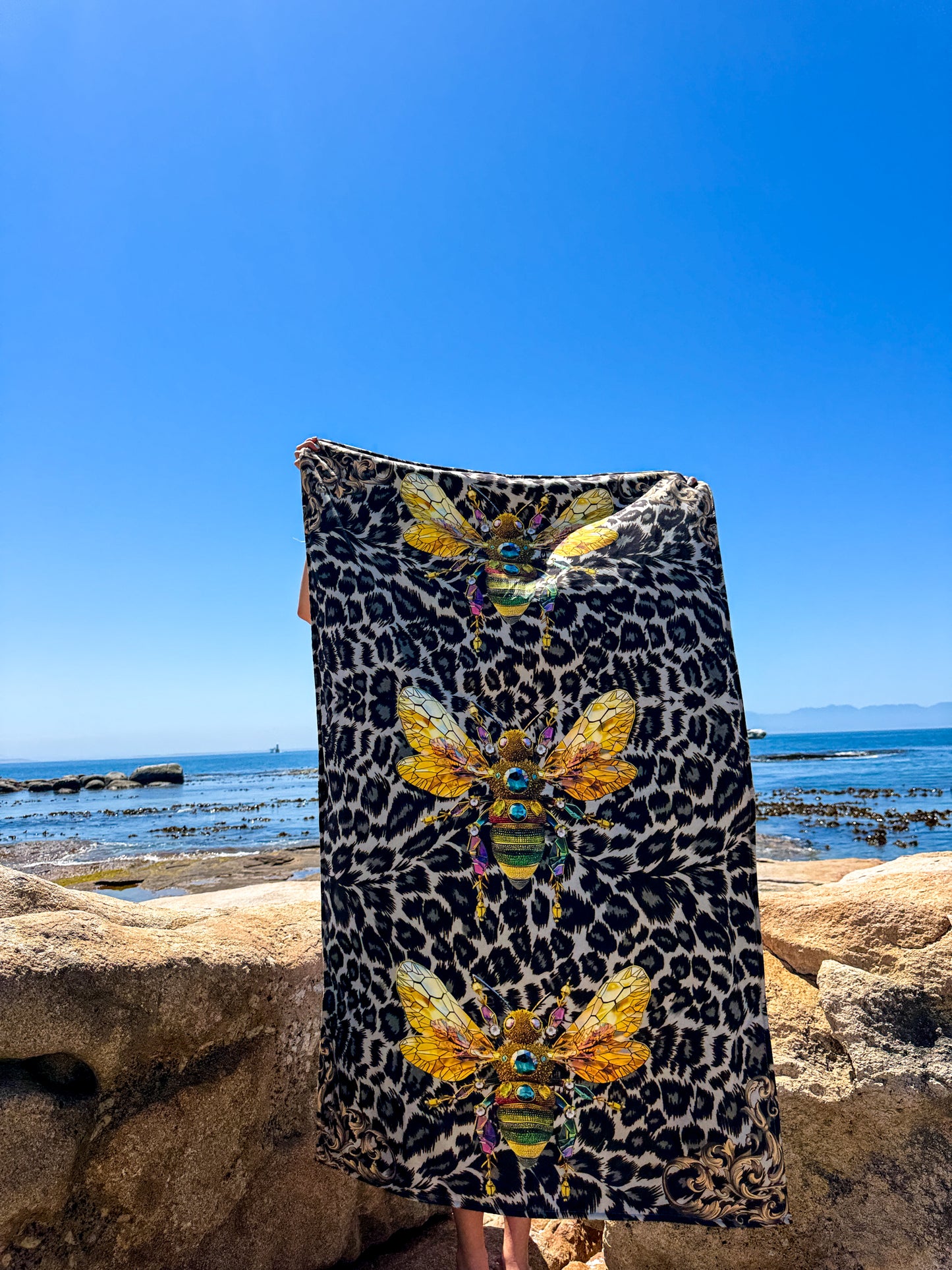 Golden Bee - Beach Towel