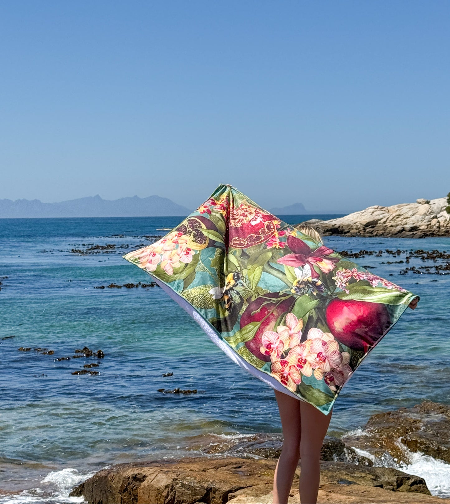 Pomegranates & Bees - Beach Towel