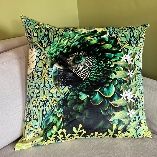 Parrot - 60 x 60cm Cushion - Hannah Claire Creations