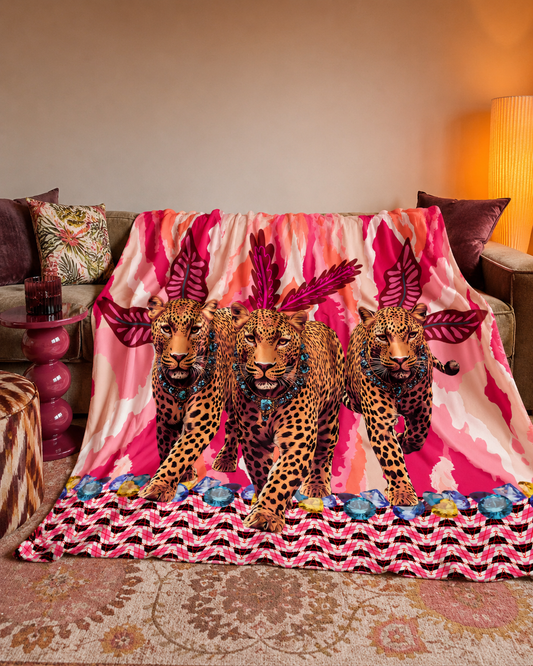 Jewelled Trio - Fleece Blanket