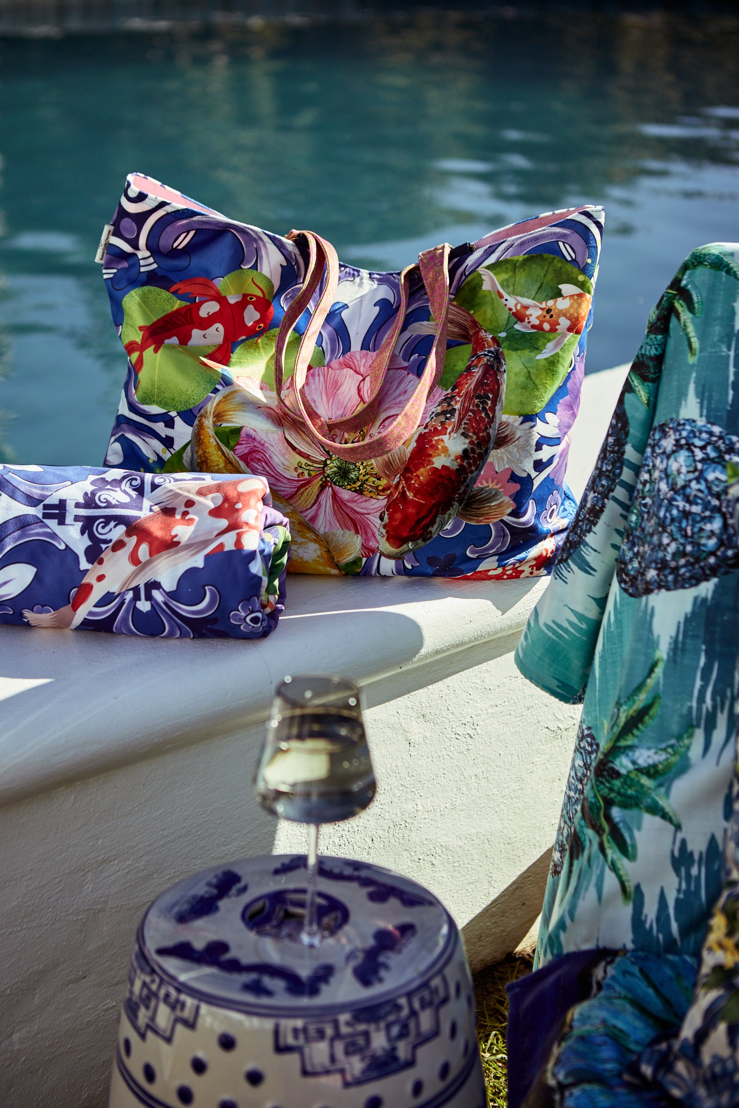 Koi Royale - Beach Towel