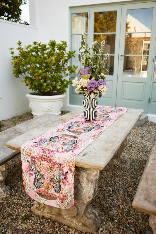 Table Runner - Zebra Menagerie