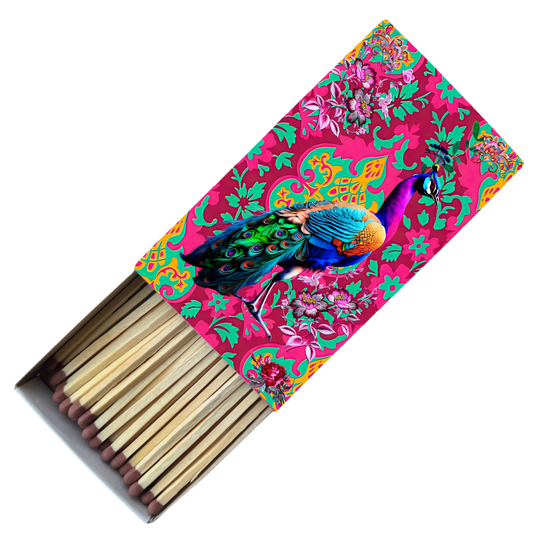 Safety Match Box - Peacocks Palette - Hannah Claire Creations