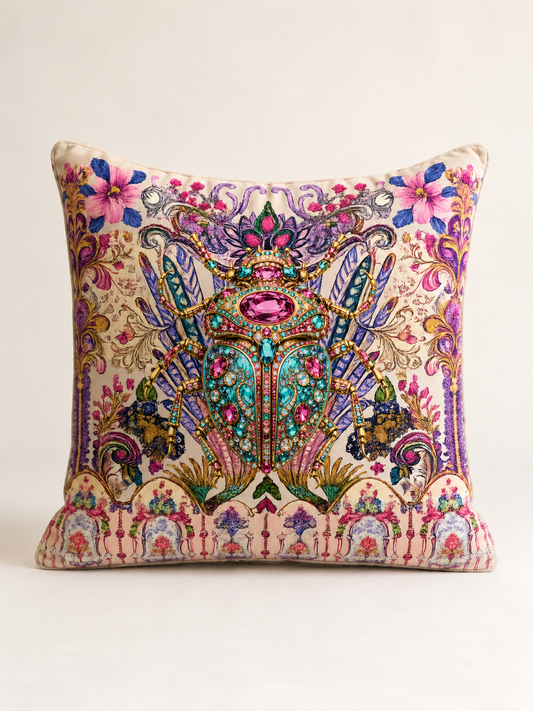 Pink Jewelled Scarab - Hannah Claire Creations