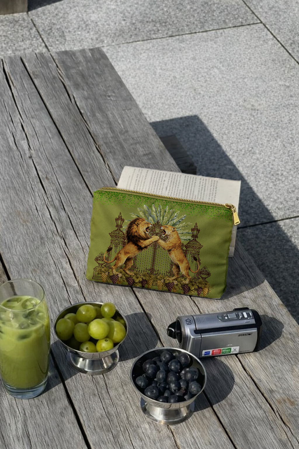 Lions at the Verdant Gates - Hannah Claire Creations