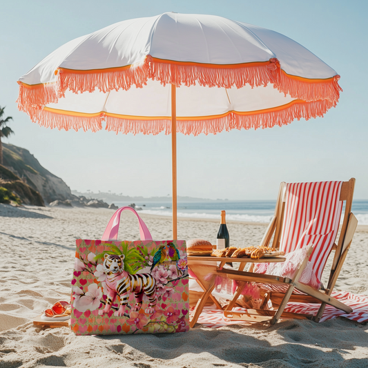 Wild at Heart Beach Bag