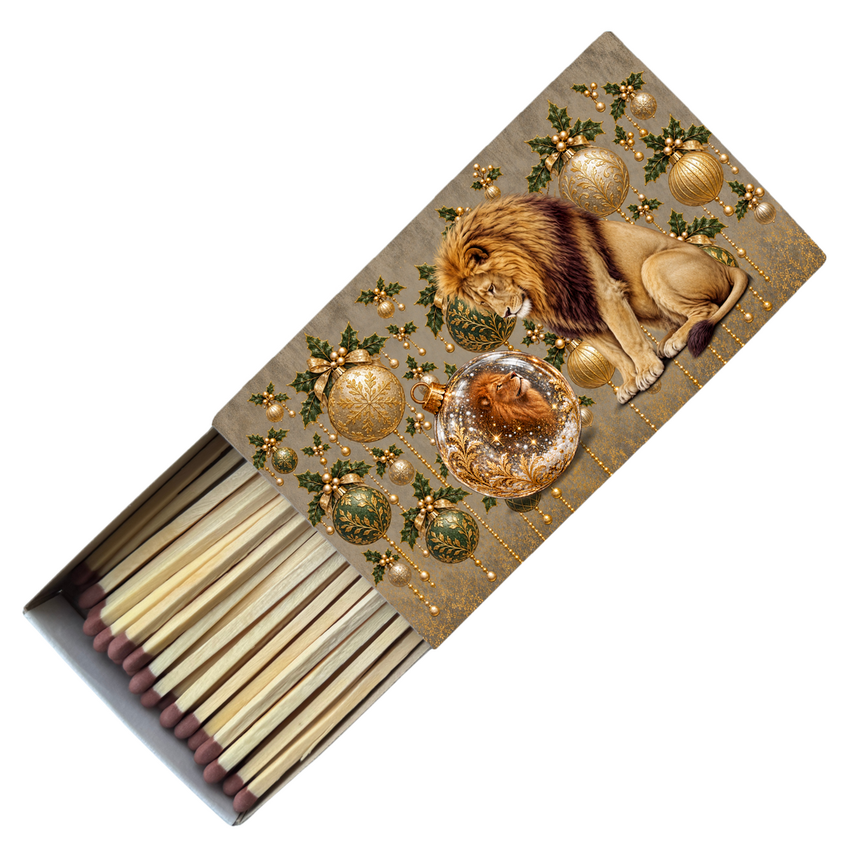 A Wild Christmas Tale - Safety Match Box - Hannah Claire Creations