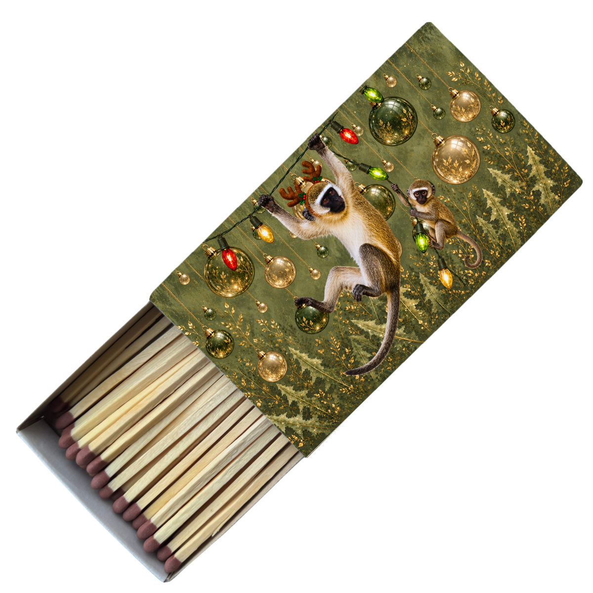 A Wild Christmas Tale - Safety Match Box - Hannah Claire Creations
