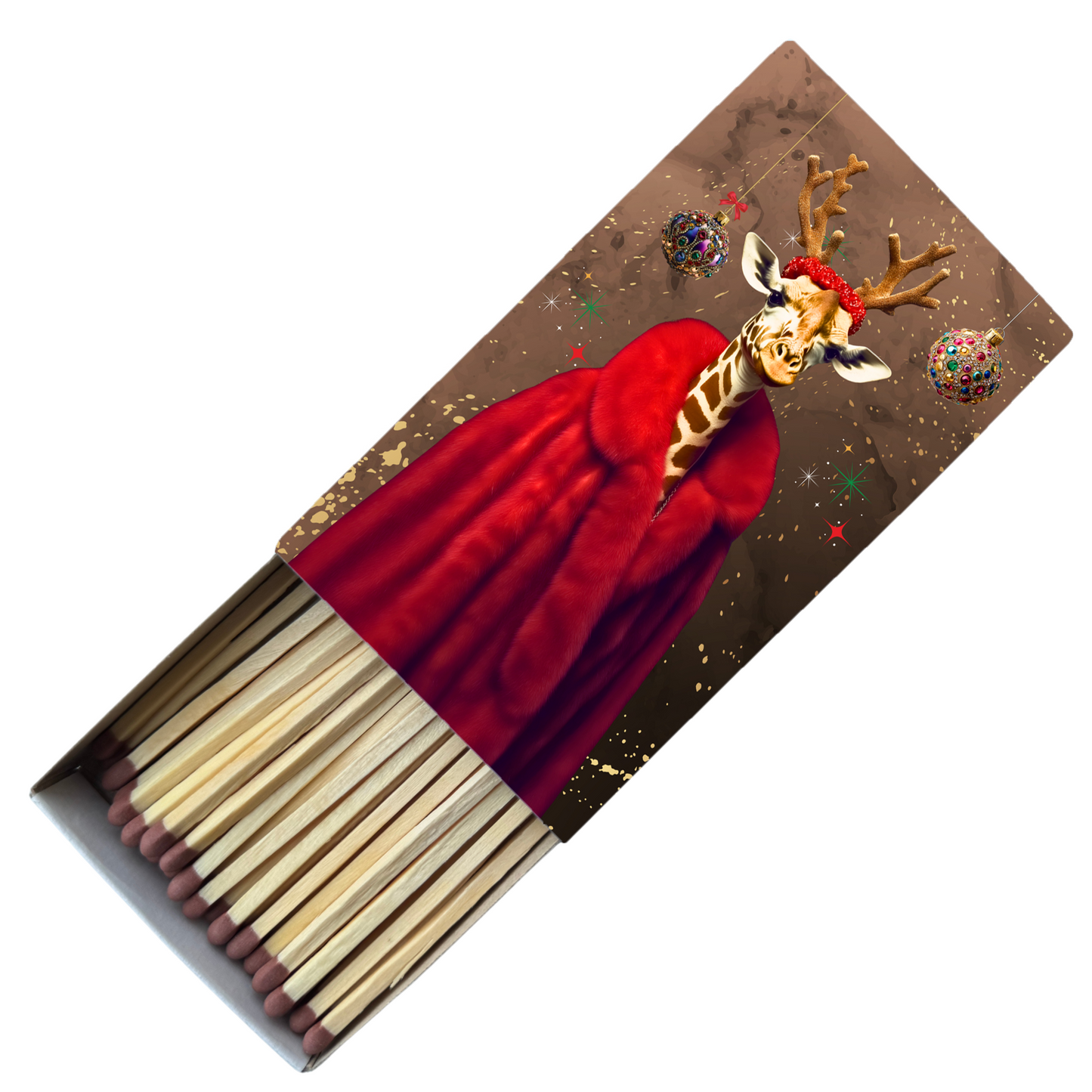 Safety Match Box - Christmas Collection - Hannah Claire Creations