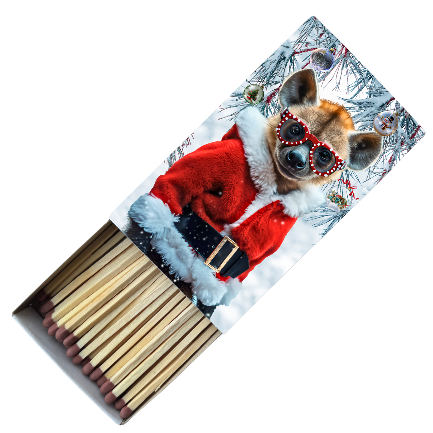 Safety Match Box - Christmas Collection - Hannah Claire Creations