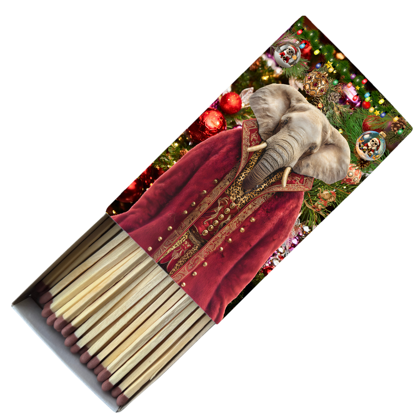 Safety Match Box - Christmas Collection - Hannah Claire Creations