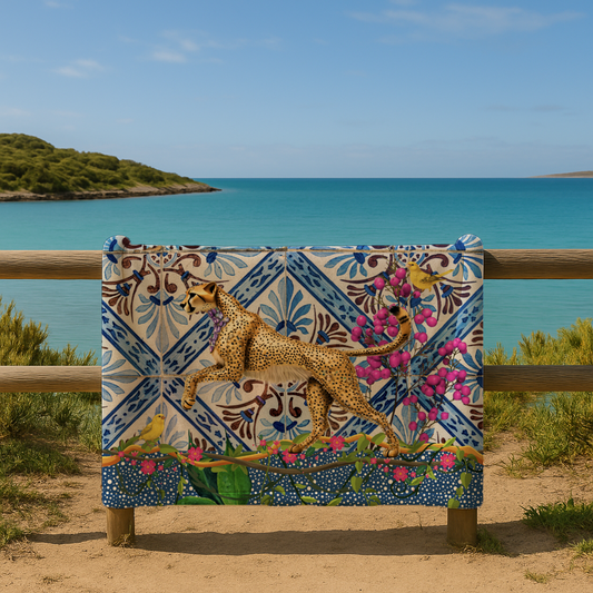 Prancing Cheetah - Fleece Blanket
