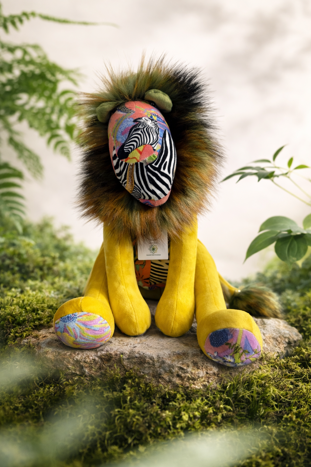 Handmade Lion - Untamed Zebra - Hannah Claire Creations