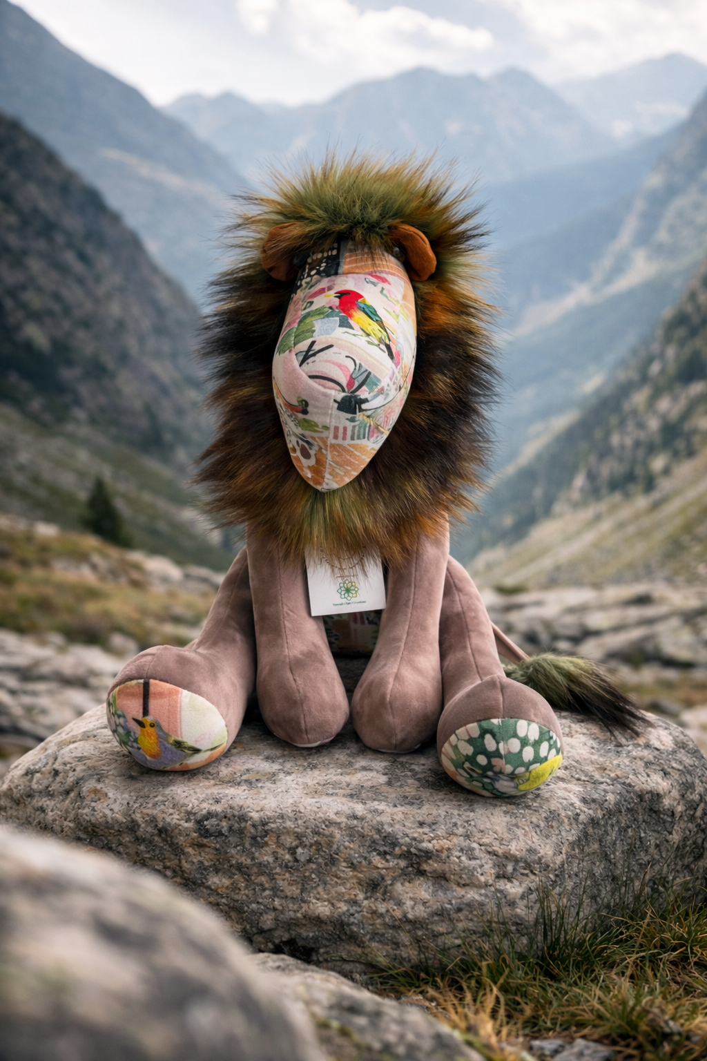 Handmade Lion - Giraffe Goes To Paris - Hannah Claire Creations