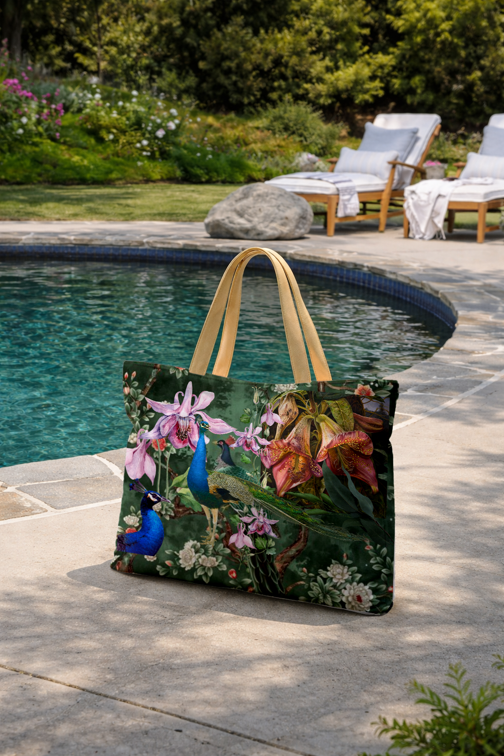 Peacock In The Garden - Hannah Claire Creations