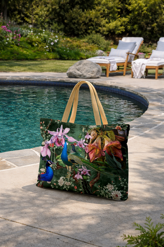 Peacock In The Garden - Hannah Claire Creations