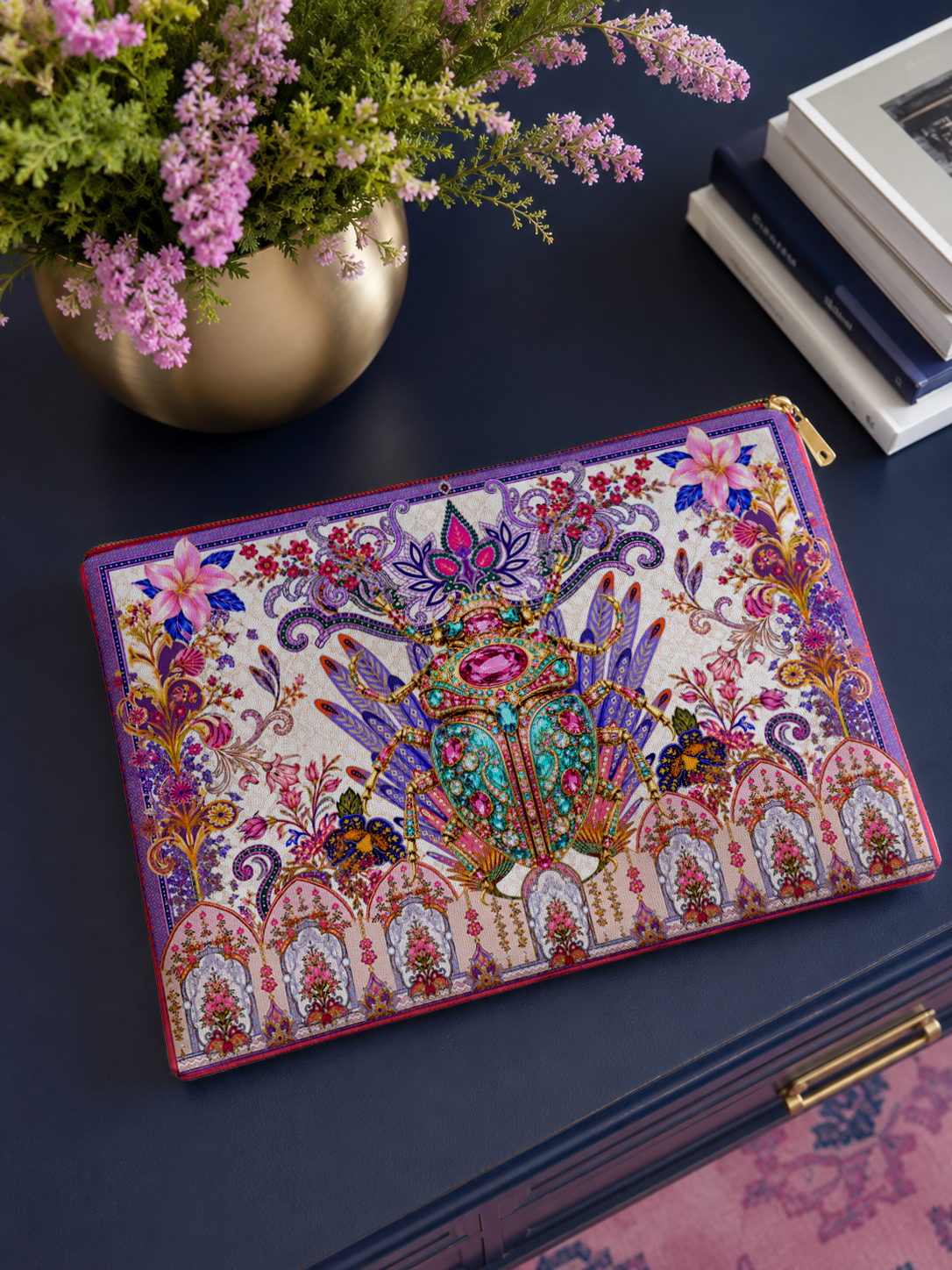 Pink Jewelled Scarab