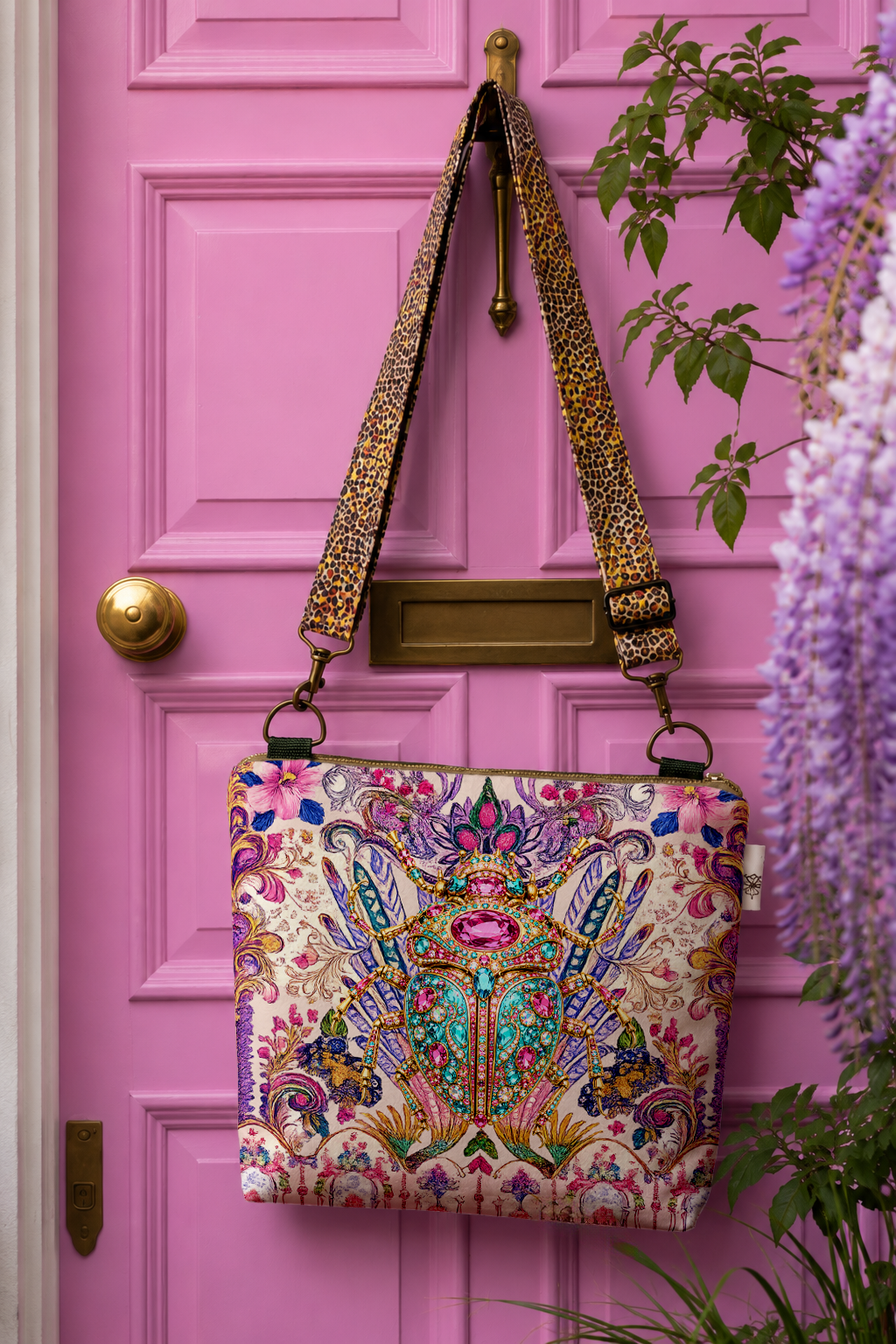 Pink Jewelled Scarab