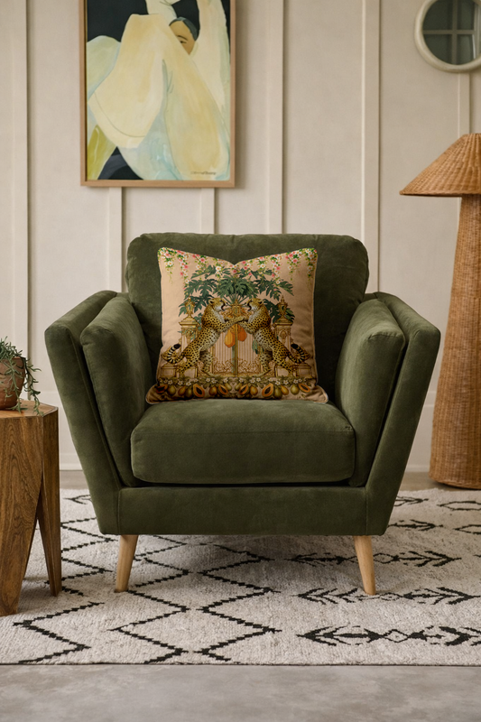 Leopard of the Palm Court