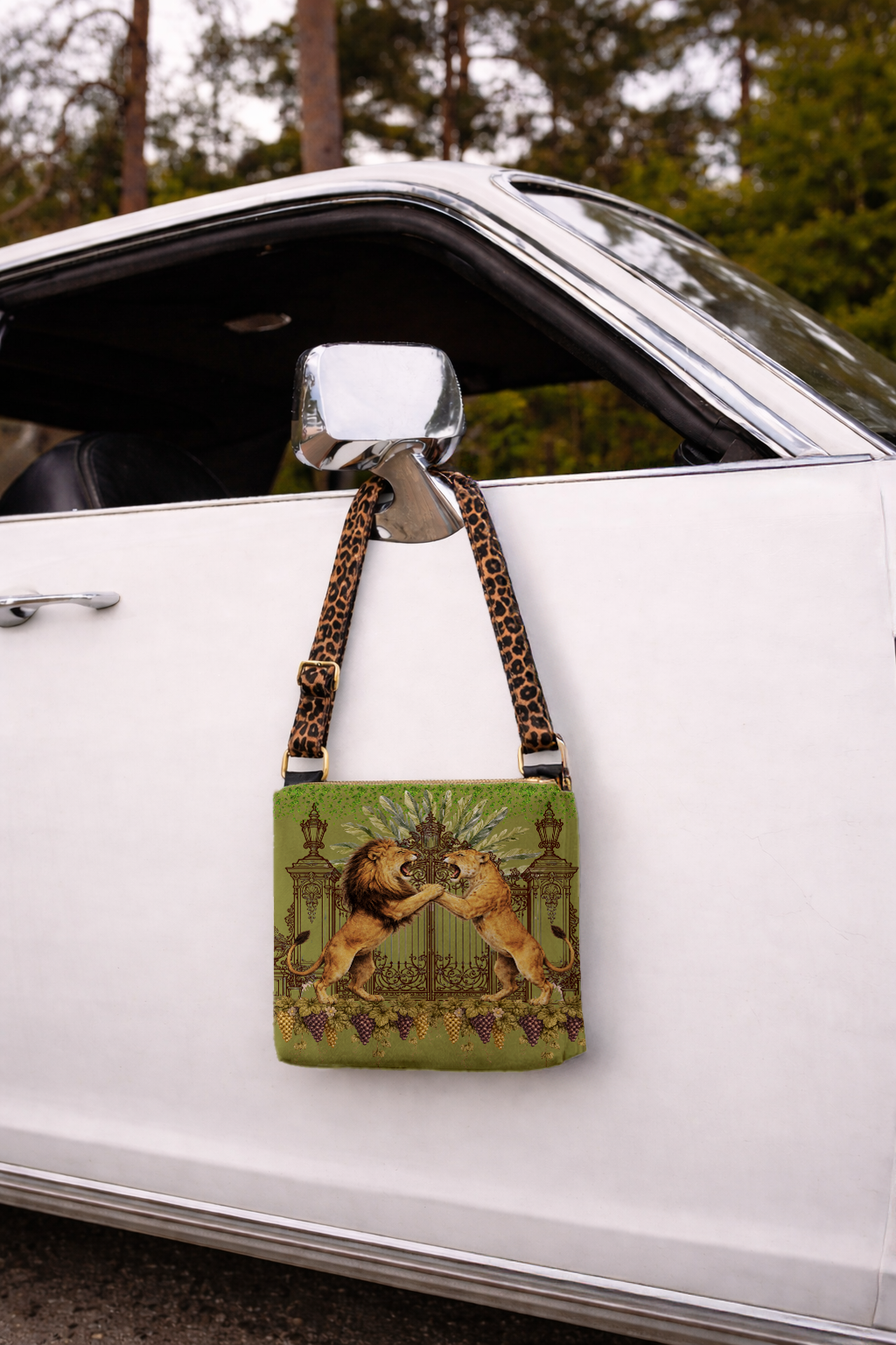 Lions at the Verdant Gates - Hannah Claire Creations