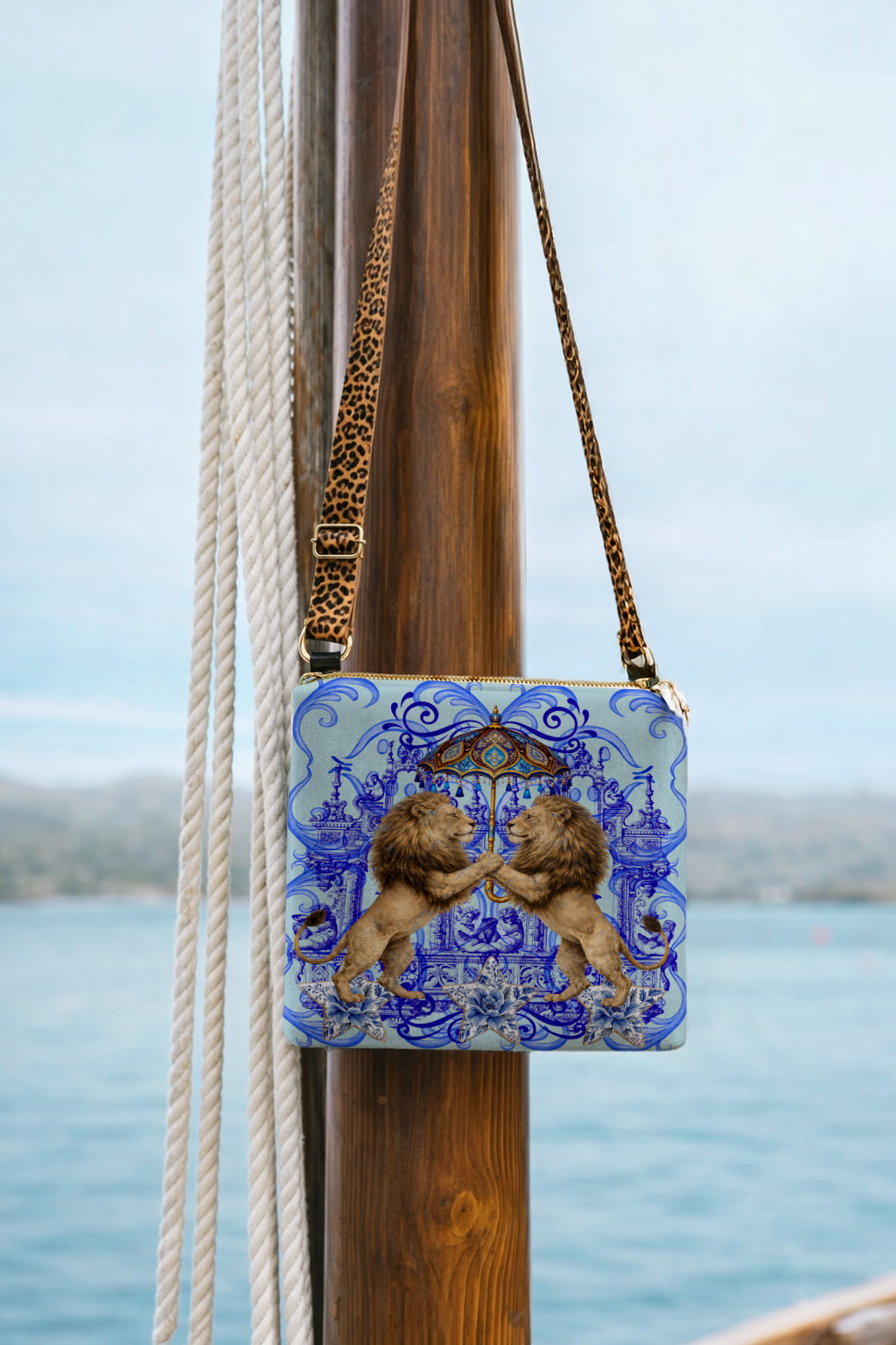 Azure Lion Court - Hannah Claire Creations