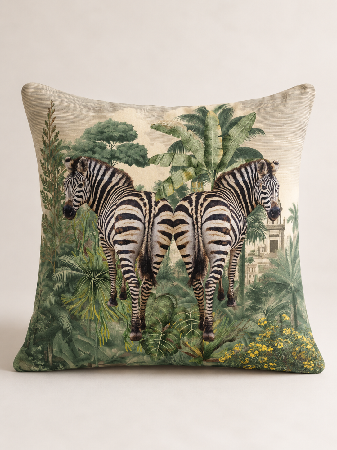 Two Zebras in the Jungle