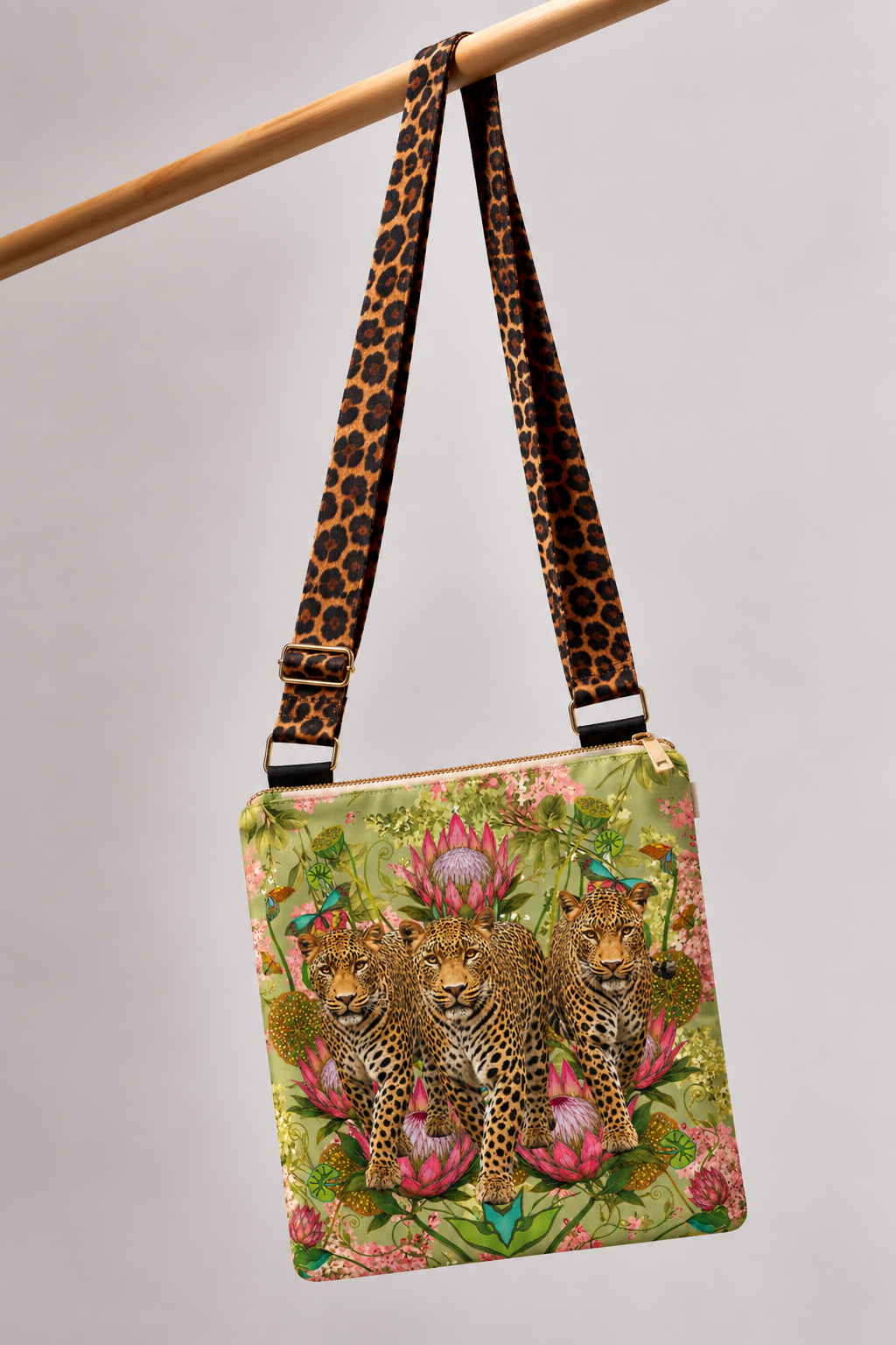 Three Leopards & Proteas