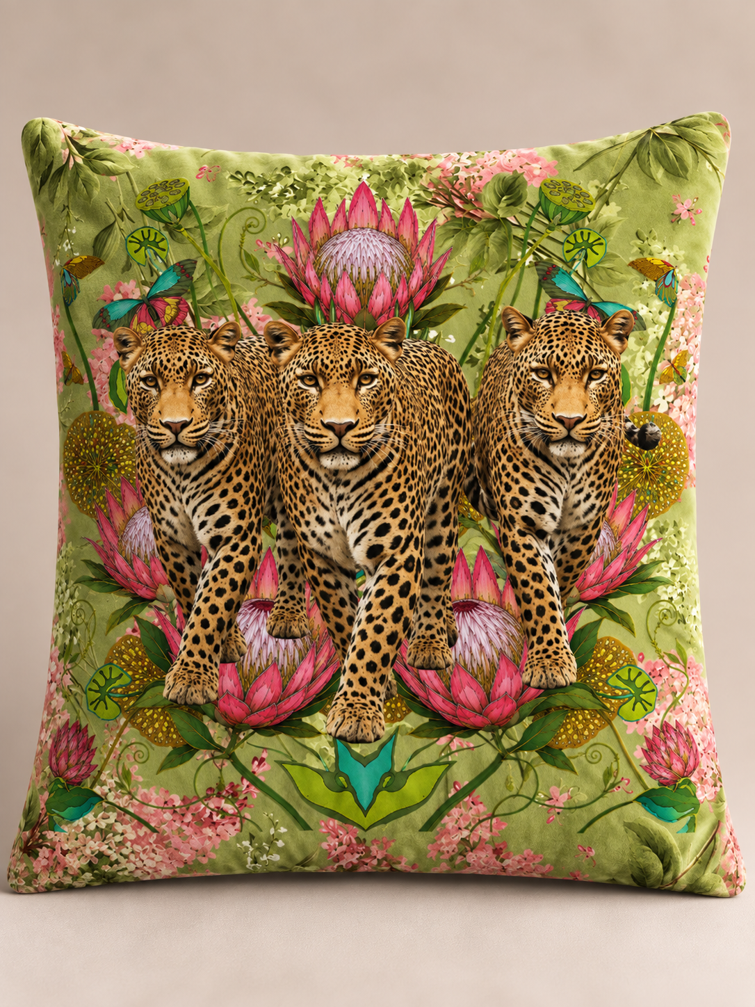 Three Leopards & Proteas