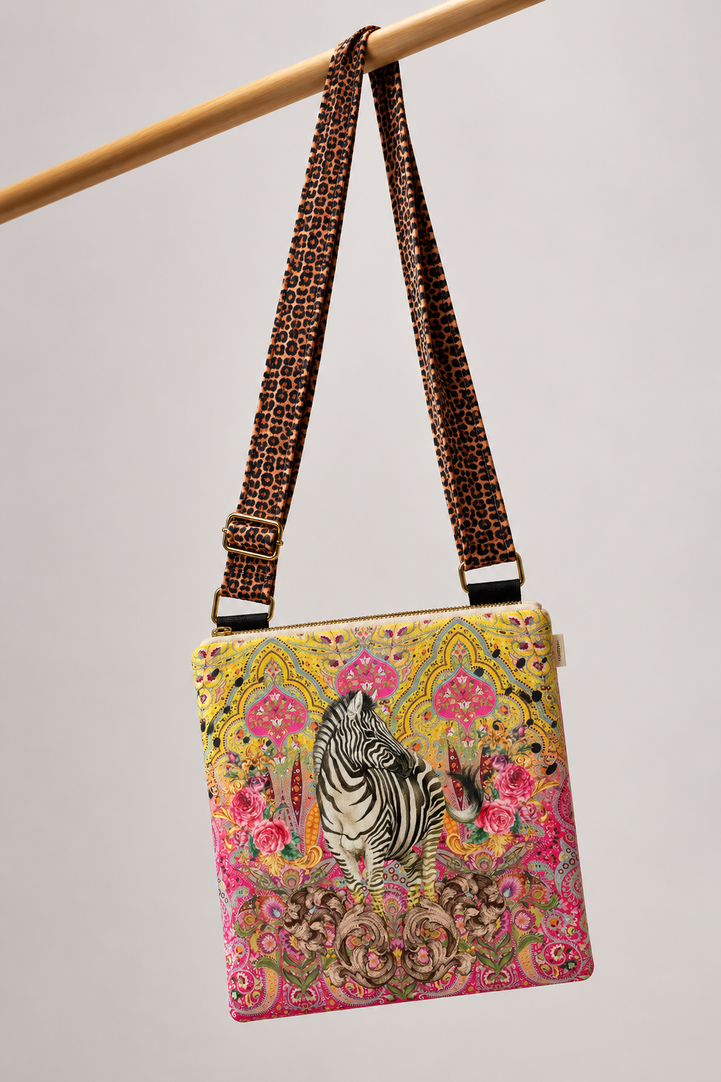 Zebra & Pink Paisley