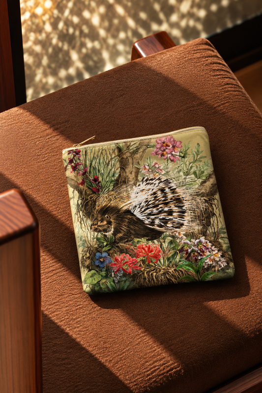 Porcupine & Wildflowers