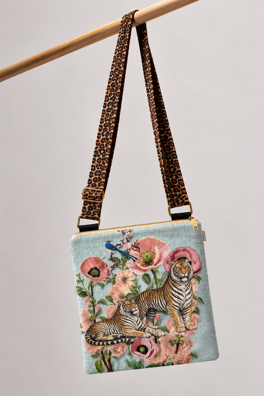 Tiger & Pink Poppies