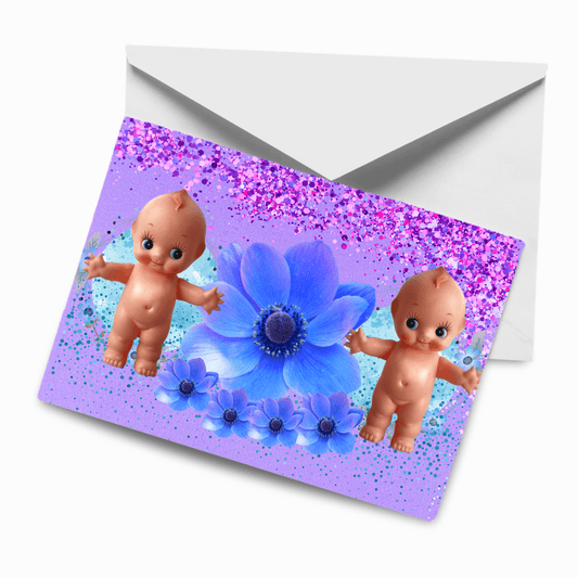 Kewpie Loves Flowers - Hannah Claire Creations