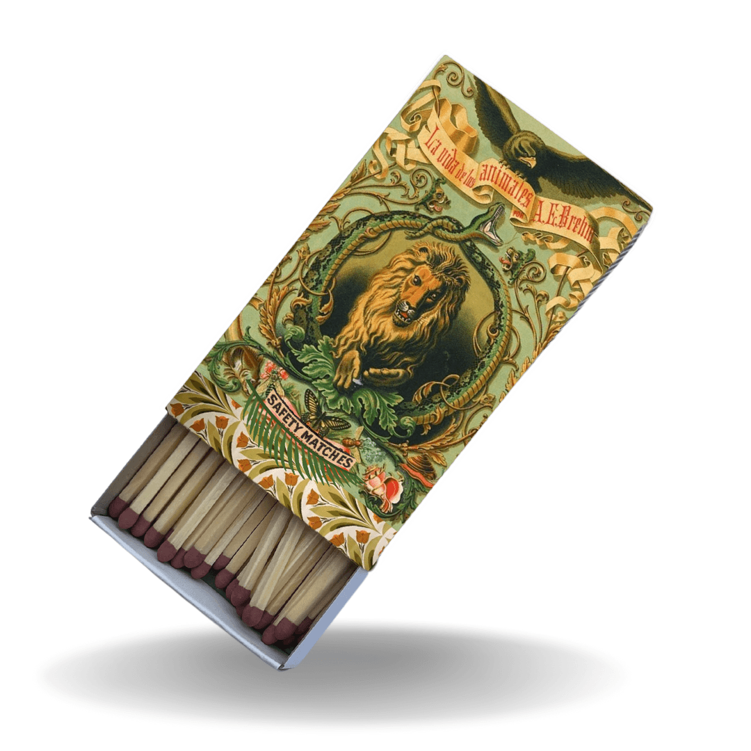 Safety Match Box - The Lion - Hannah Claire Creations